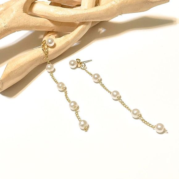 Anthro pearl earrings #454 - Picture 2 of 8